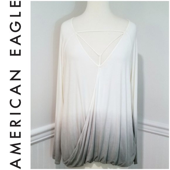 American Eagle Outfitters Tops - NWT American Eagle Soft & Sexy Dip Dye Top